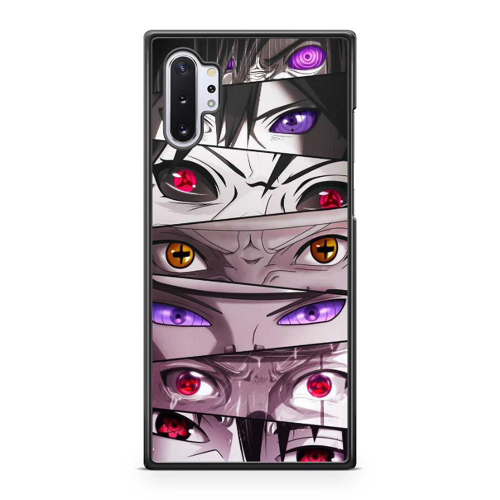 The Powerful Eyes on Naruto Galaxy Note 10 Plus Case