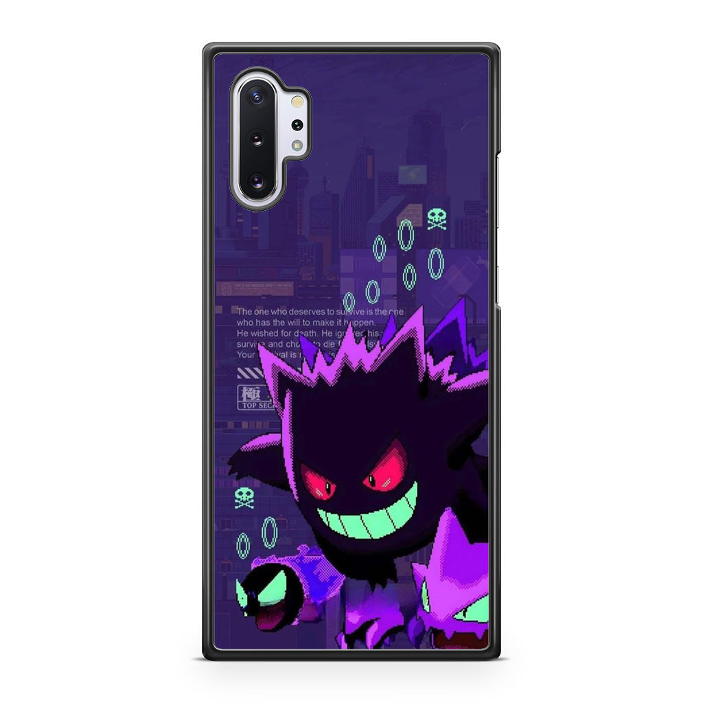 Gengar Pixel Art Galaxy Note 10 Plus Case