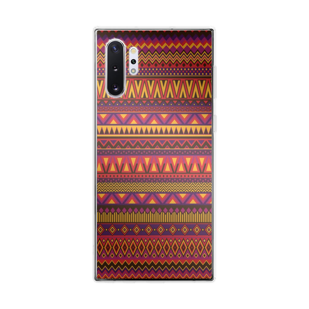 African Aztec Pattern Galaxy Note 10 Plus Case