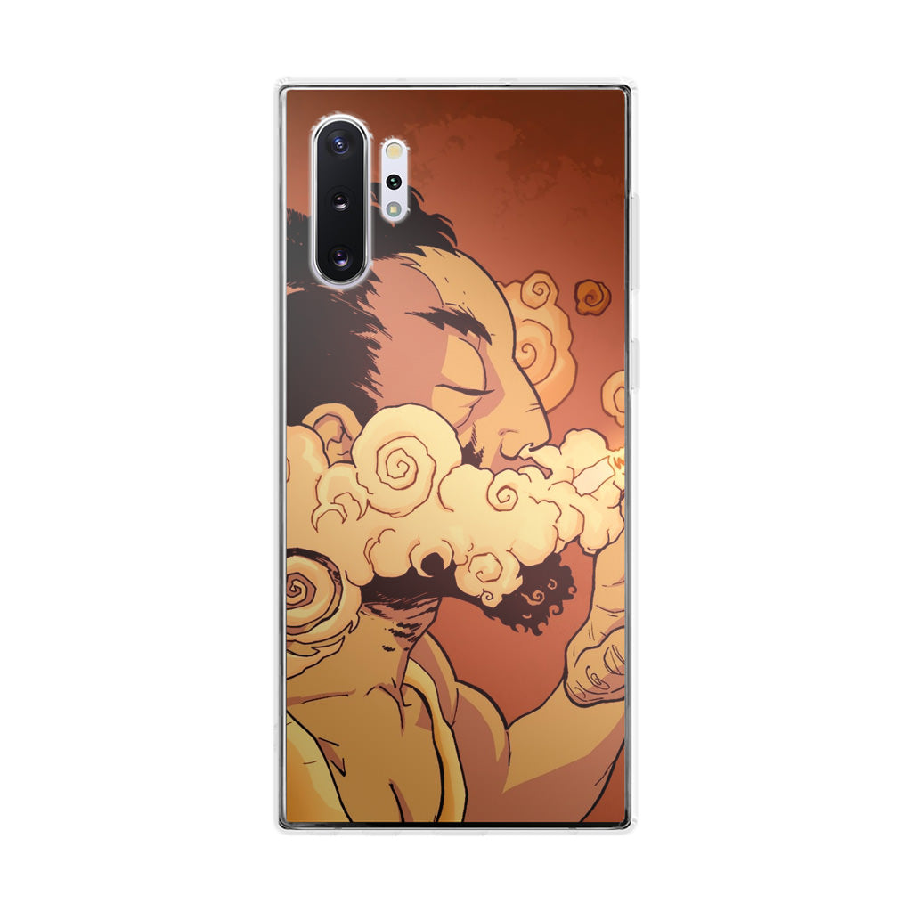 Artistic Psychedelic Smoke Galaxy Note 10 Plus Case