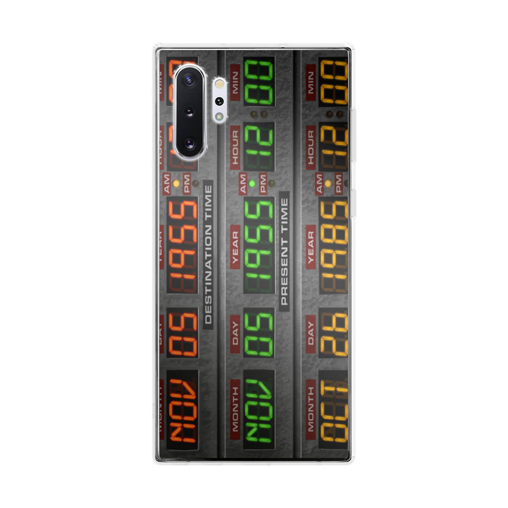 Back To The Future Time Circuits Galaxy Note 10 Plus Case