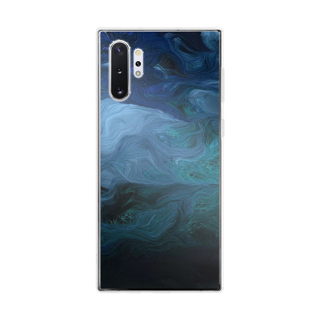 Blue Abstract Art Galaxy Note 10 Plus Case