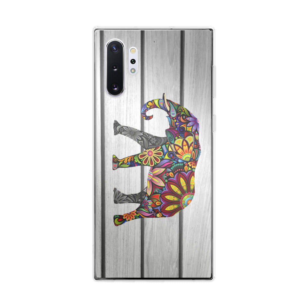 Colorful Elephant Flower Galaxy Note 10 Plus Case