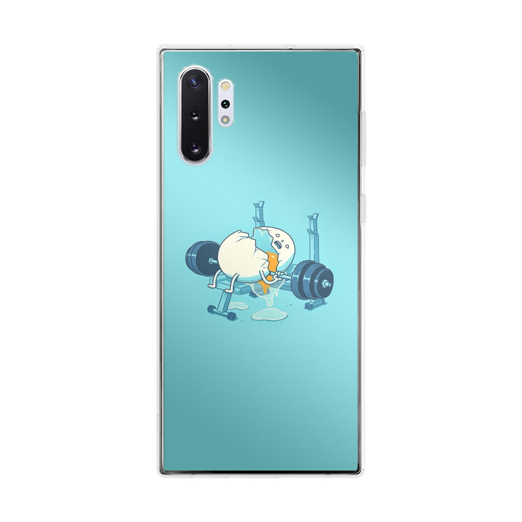 Egg Accident Workout Galaxy Note 10 Plus Case