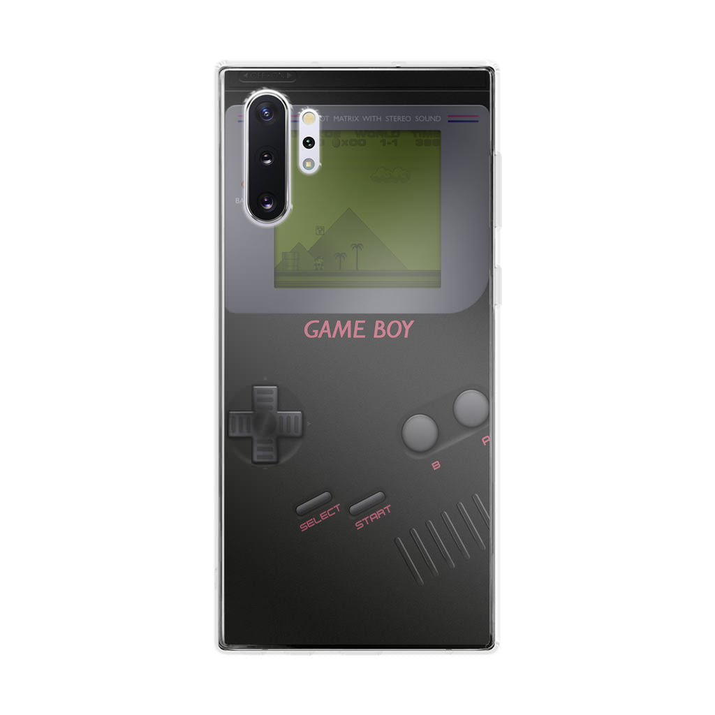 Game Boy Black Model Galaxy Note 10 Plus Case