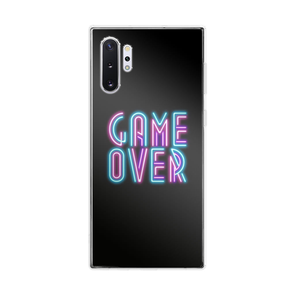 Game Over Neon Galaxy Note 10 Plus Case