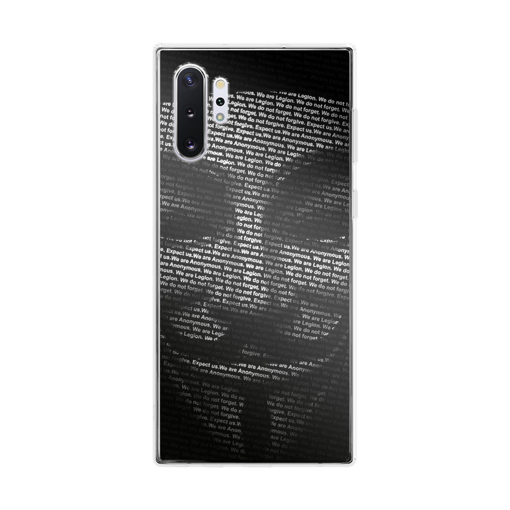 Guy Fawkes Mask Anonymous Galaxy Note 10 Plus Case