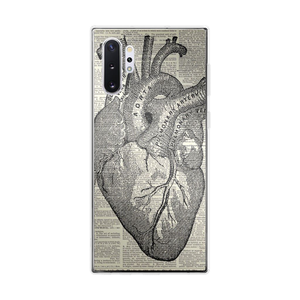 Heart Book Art Galaxy Note 10 Plus Case