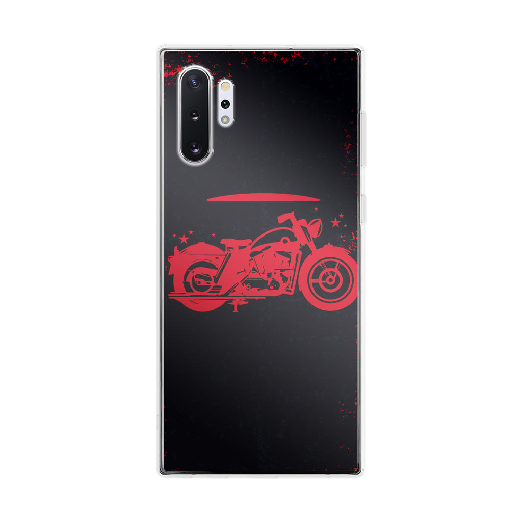 Motorcycle Red Art Galaxy Note 10 Plus Case