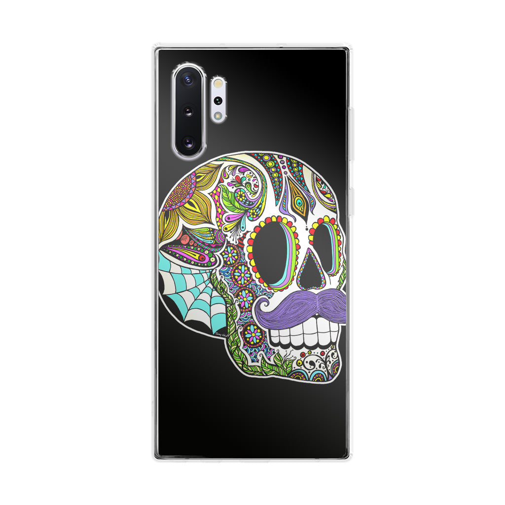 Mustache Sugar Skull Galaxy Note 10 Plus Case