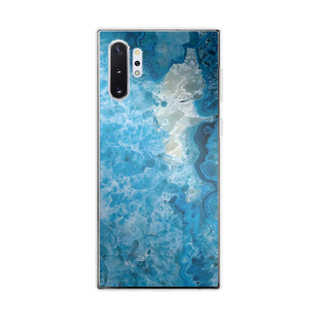 Navy Blue Marble Galaxy Note 10 Plus Case