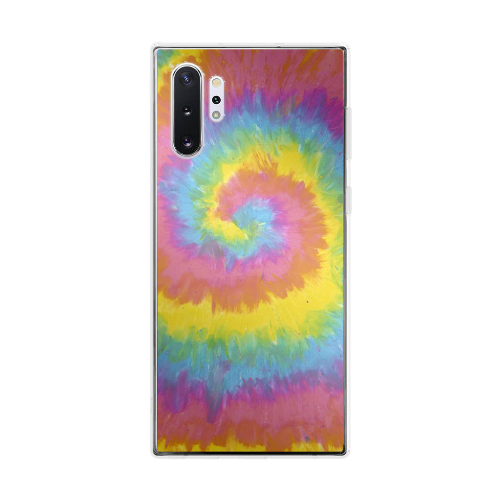 Pastel Rainbow Tie Dye Galaxy Note 10 Plus Case