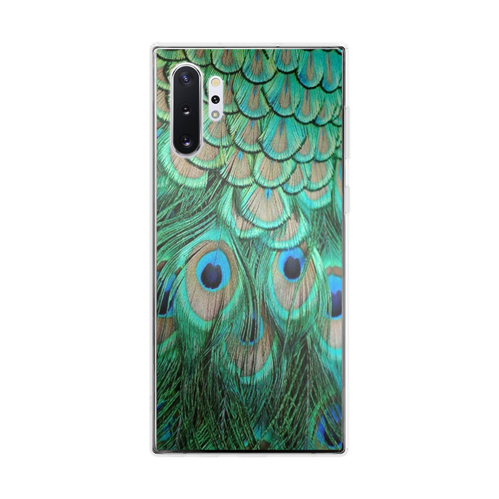 Peacock Feather Galaxy Note 10 Plus Case