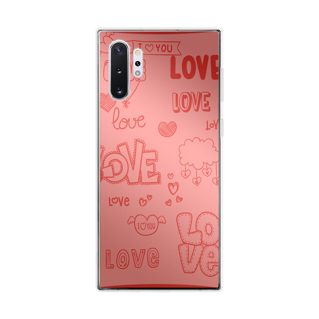 Pink Lover Galaxy Note 10 Plus Case