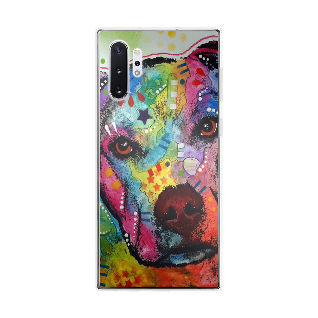 Pitbull Love Painting Galaxy Note 10 Plus Case