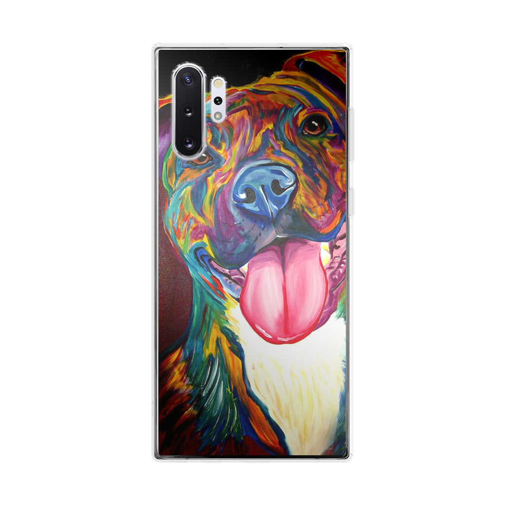 Pitbull Painting Art Galaxy Note 10 Plus Case