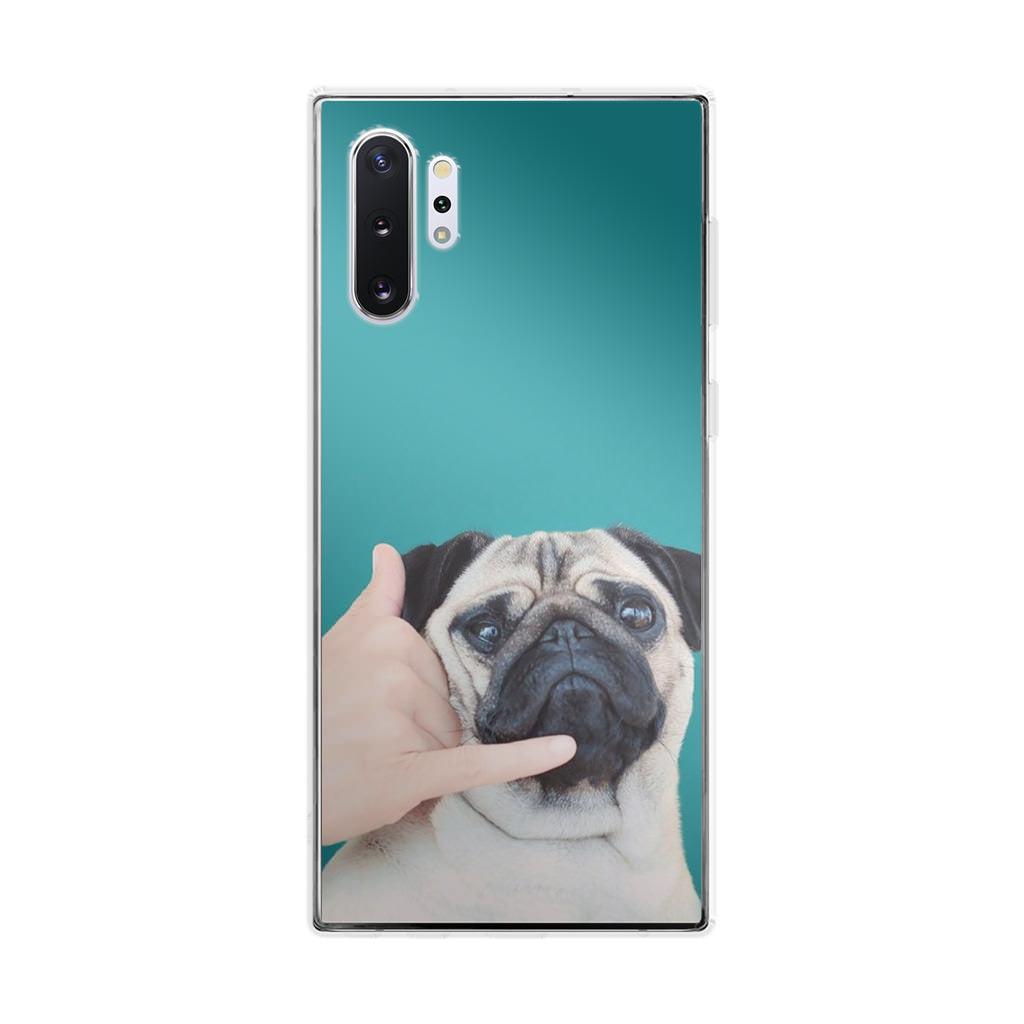 Pug is on the Phone Galaxy Note 10 Plus Case