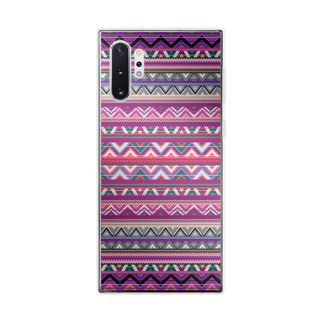 Purple Aztec Art Galaxy Note 10 Plus Case