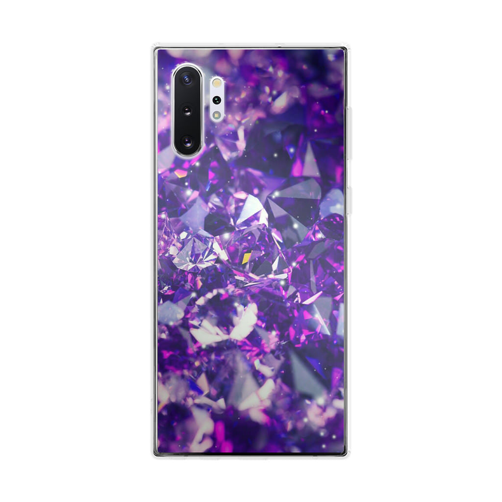 Purple Crystal Galaxy Note 10 Plus Case