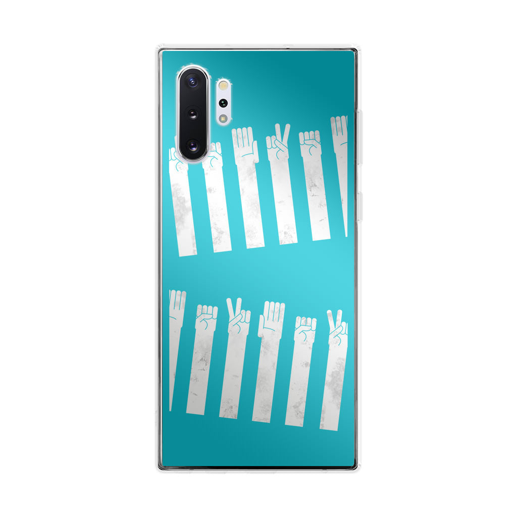 Rock Paper Scissors Zebra Crossing Galaxy Note 10 Plus Case