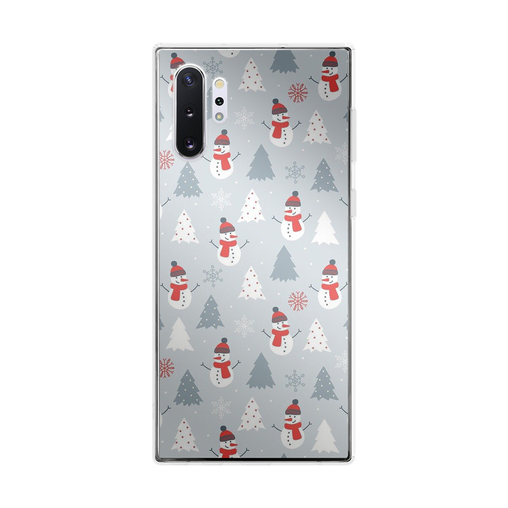 Snowmans Pattern Galaxy Note 10 Plus Case