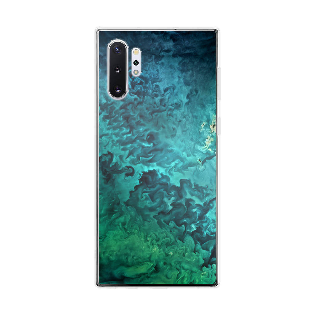 Swirls In The Yellow Sea Galaxy Note 10 Plus Case