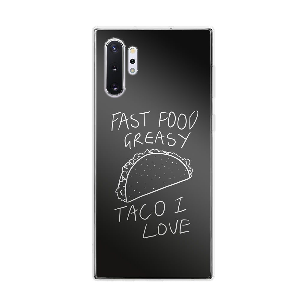 Taco Lover Galaxy Note 10 Plus Case