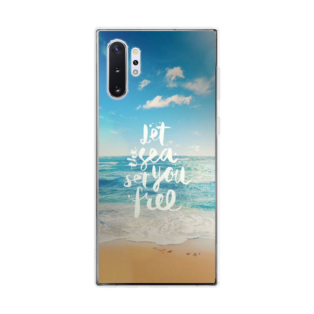 The Sea Set You Free Galaxy Note 10 Plus Case