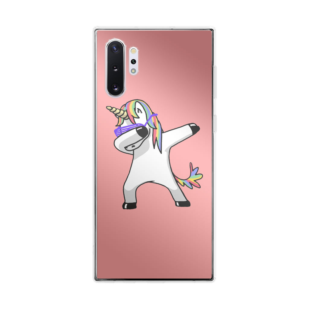 Unicorn Dabbing Pink Galaxy Note 10 Plus Case