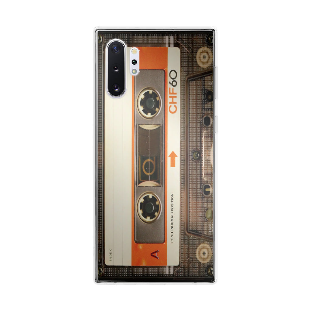 Vintage Audio Cassette Galaxy Note 10 Plus Case