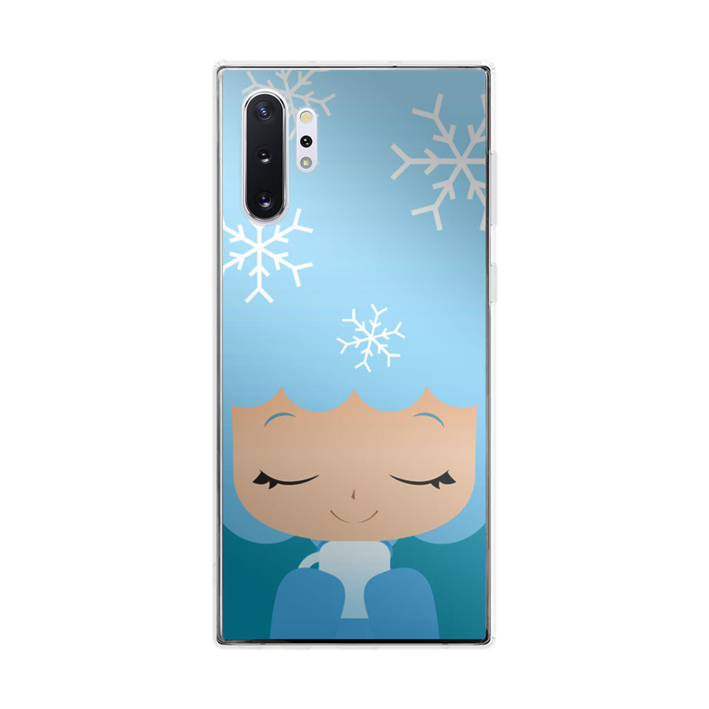 Winter Afro Girl Galaxy Note 10 Plus Case