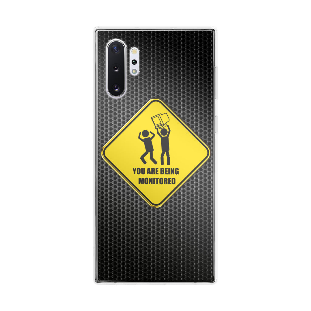 You Are Being Monitored Galaxy Note 10 Plus Case