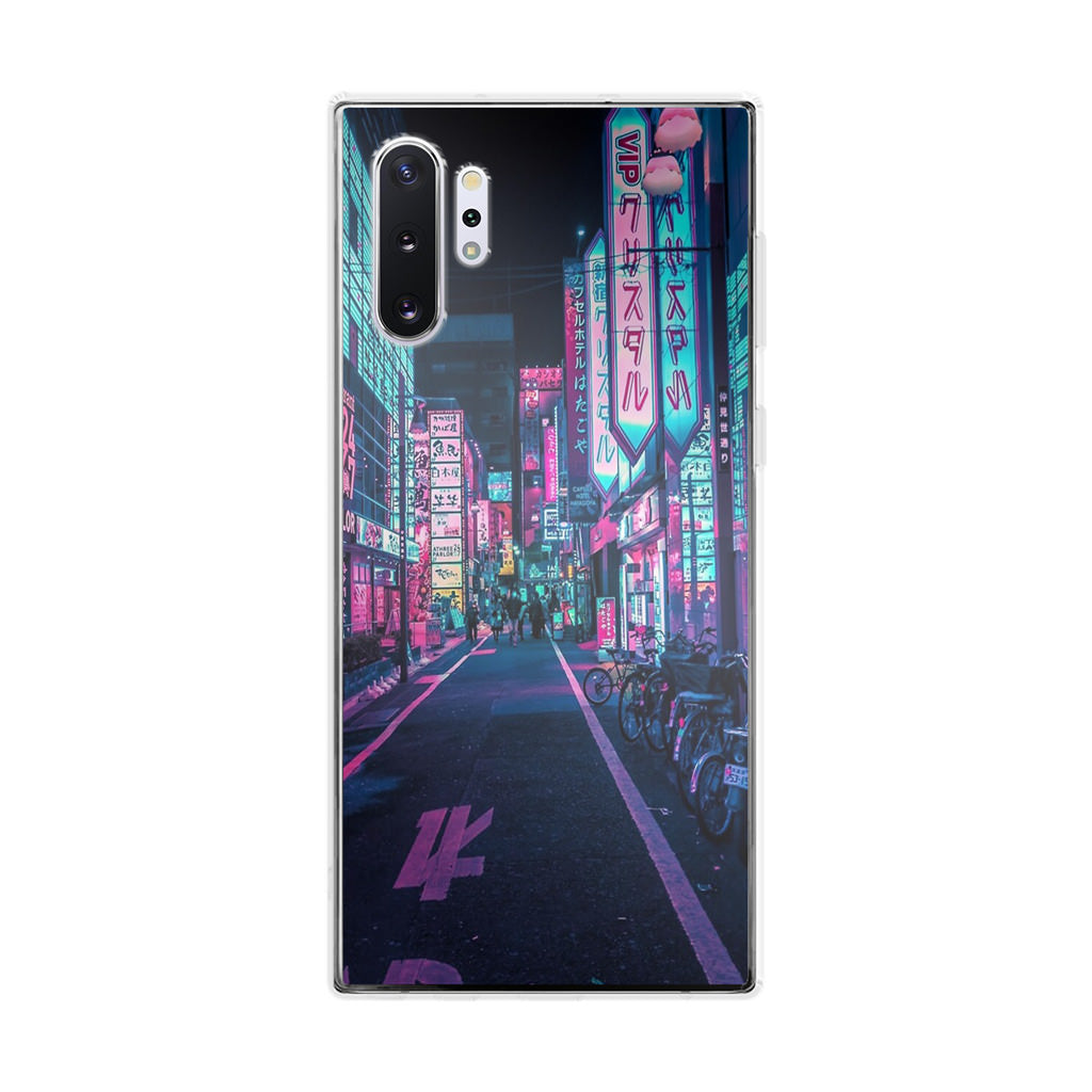 Tokyo Street Wonderful Neon Galaxy Note 10 Plus Case