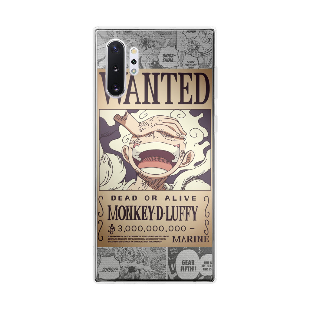 Gear 5 Wanted Poster Galaxy Note 10 Plus Case