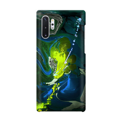 Abstract Green Blue Art Galaxy Note 10 Plus Case