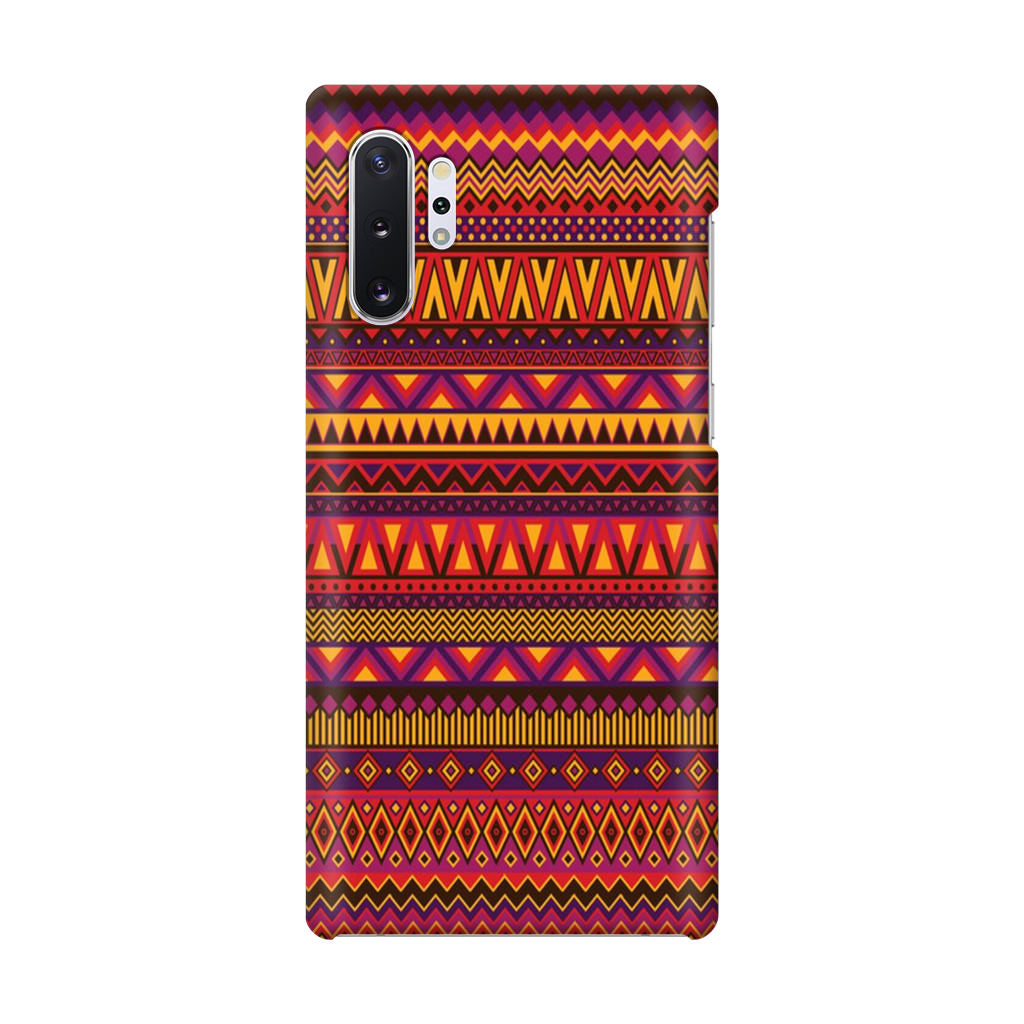 African Aztec Pattern Galaxy Note 10 Plus Case