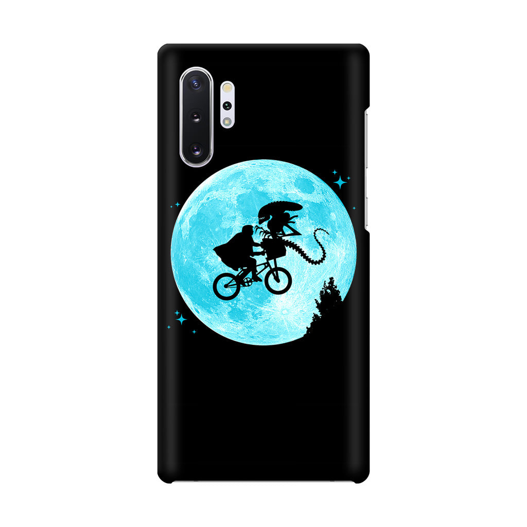 Alien Bike to the Moon Galaxy Note 10 Plus Case