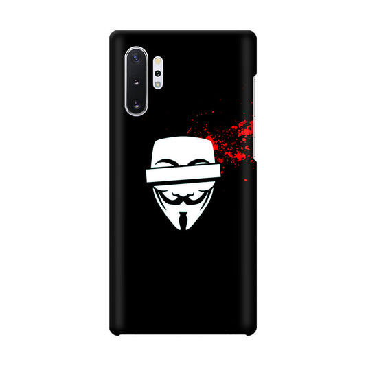 Anonymous Blood Splashes Galaxy Note 10 Plus Case