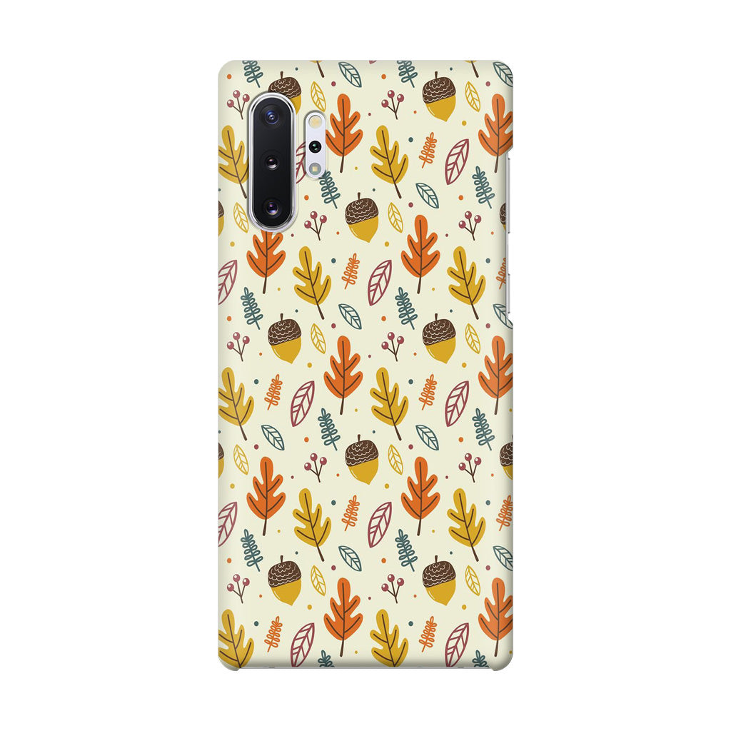 Autumn Things Pattern Galaxy Note 10 Plus Case