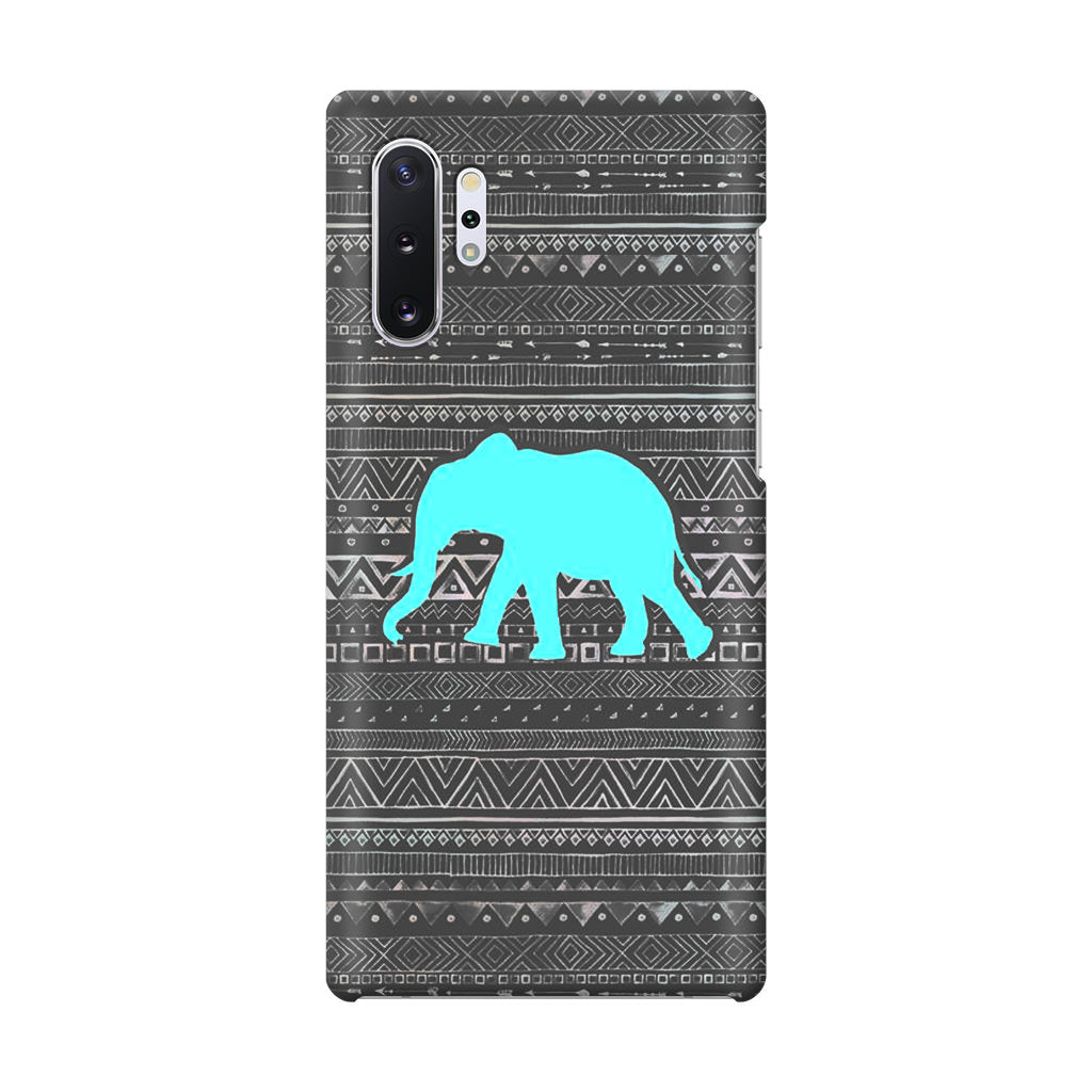 Aztec Elephant Turquoise Galaxy Note 10 Plus Case