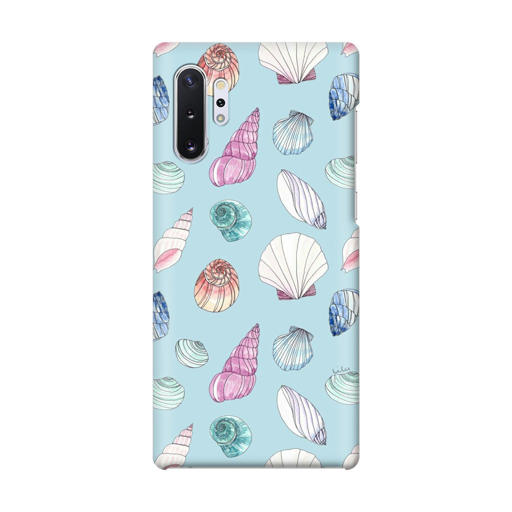 Beach Shells Pattern Galaxy Note 10 Plus Case