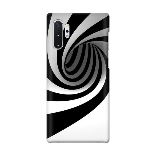 Black and White Twist Galaxy Note 10 Plus Case