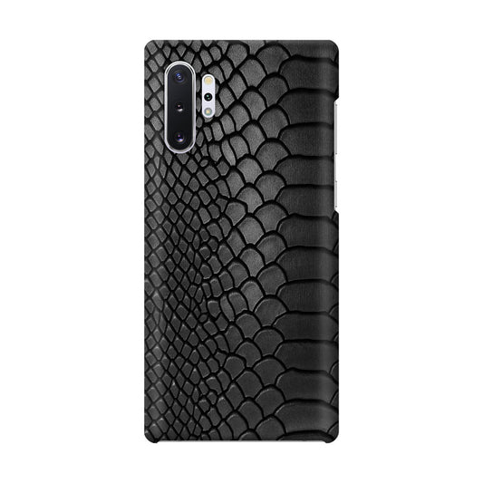 Black Snake Skin Texture Galaxy Note 10 Plus Case