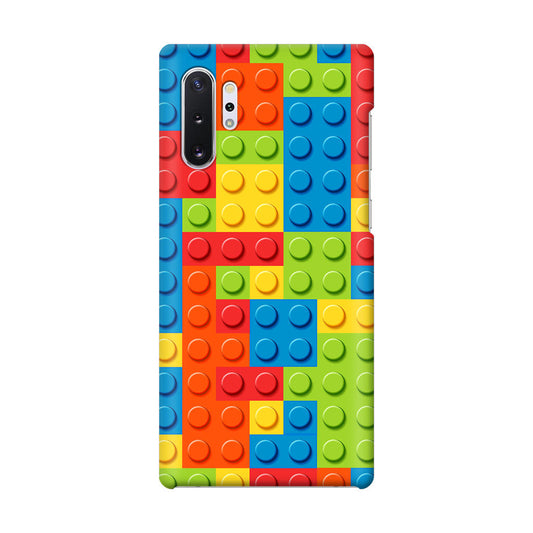 Blocks Rainbow Pattern Galaxy Note 10 Plus Case