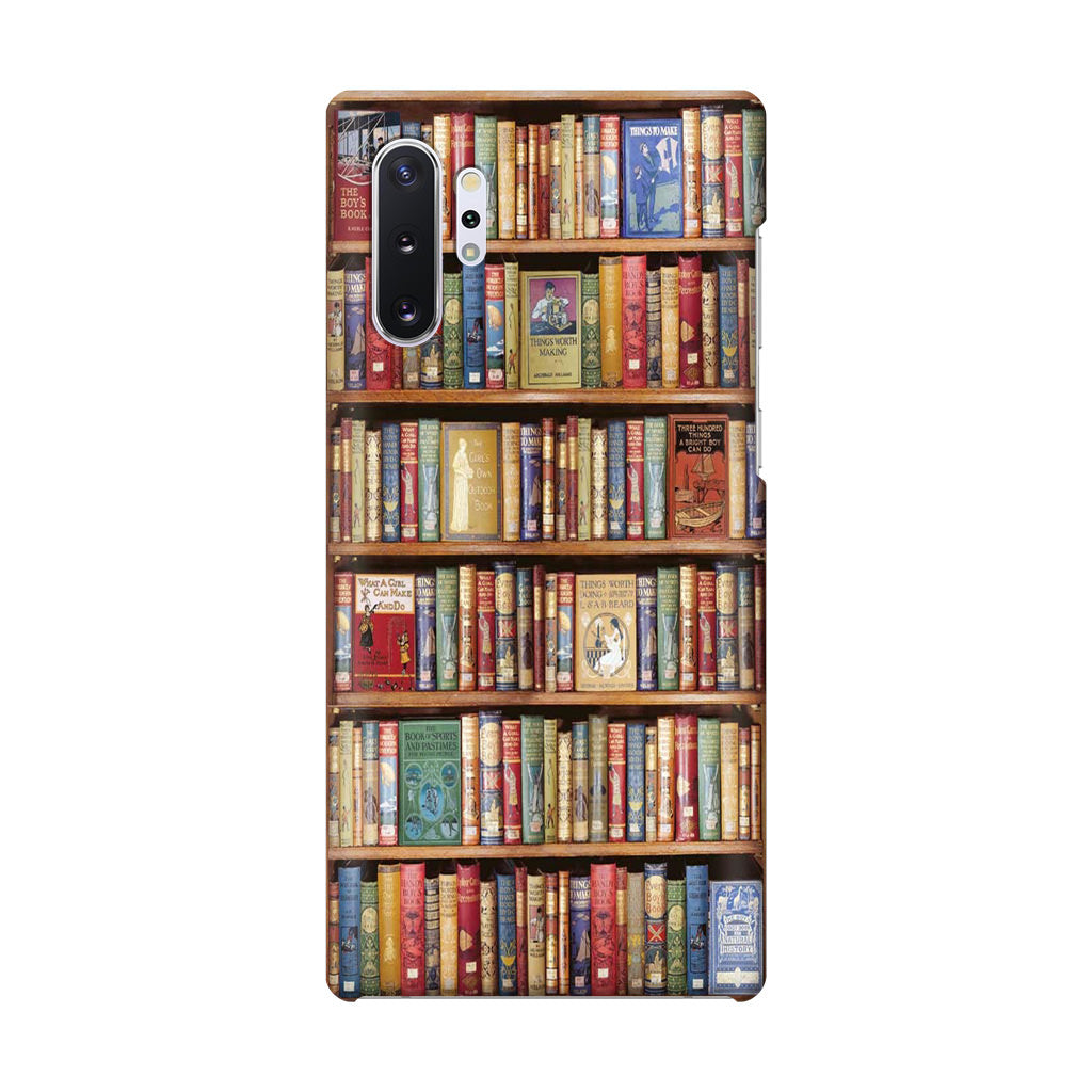Bookshelf Library Galaxy Note 10 Plus Case