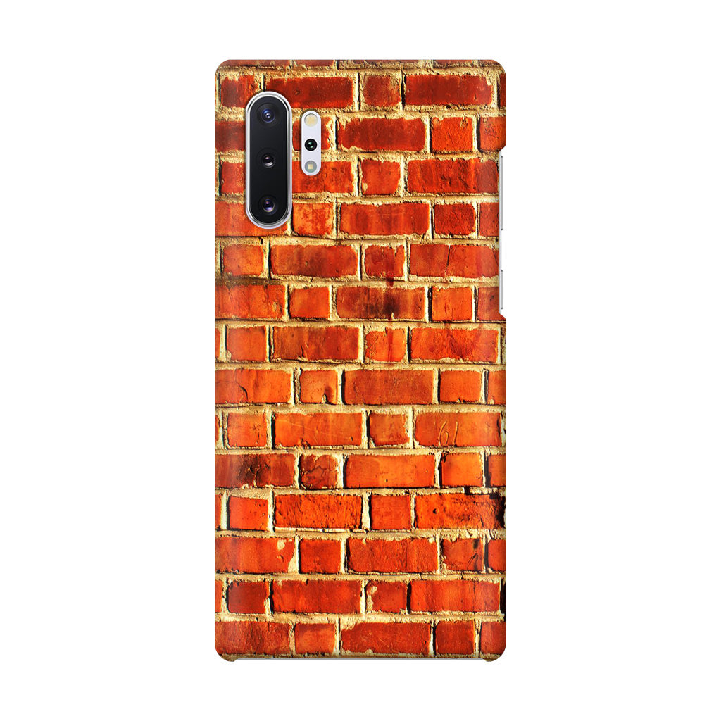 Brick Wall Pattern Galaxy Note 10 Plus Case