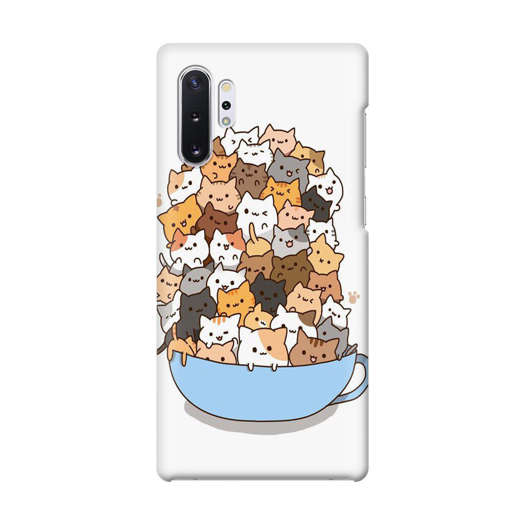 Cats on A Bowl Galaxy Note 10 Plus Case