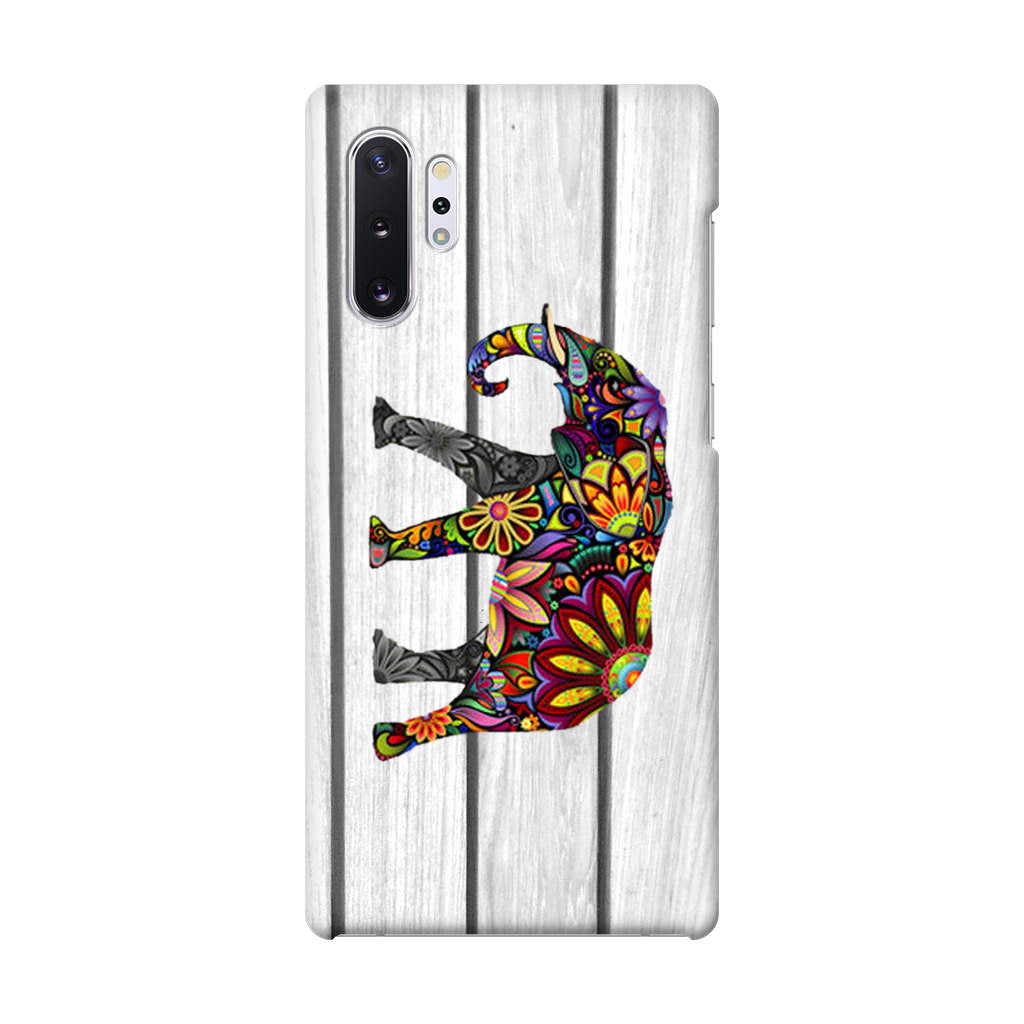 Colorful Elephant Flower Galaxy Note 10 Plus Case