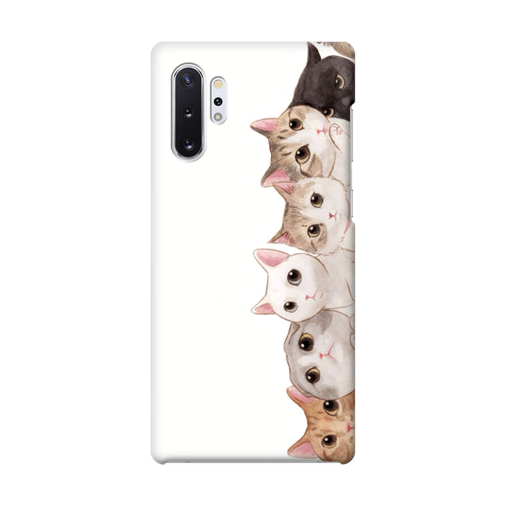 Cute Cats Vertical Galaxy Note 10 Plus Case