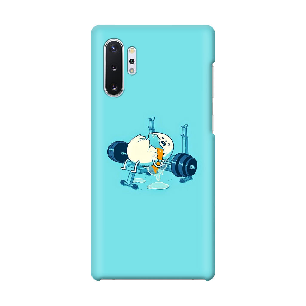 Egg Accident Workout Galaxy Note 10 Plus Case